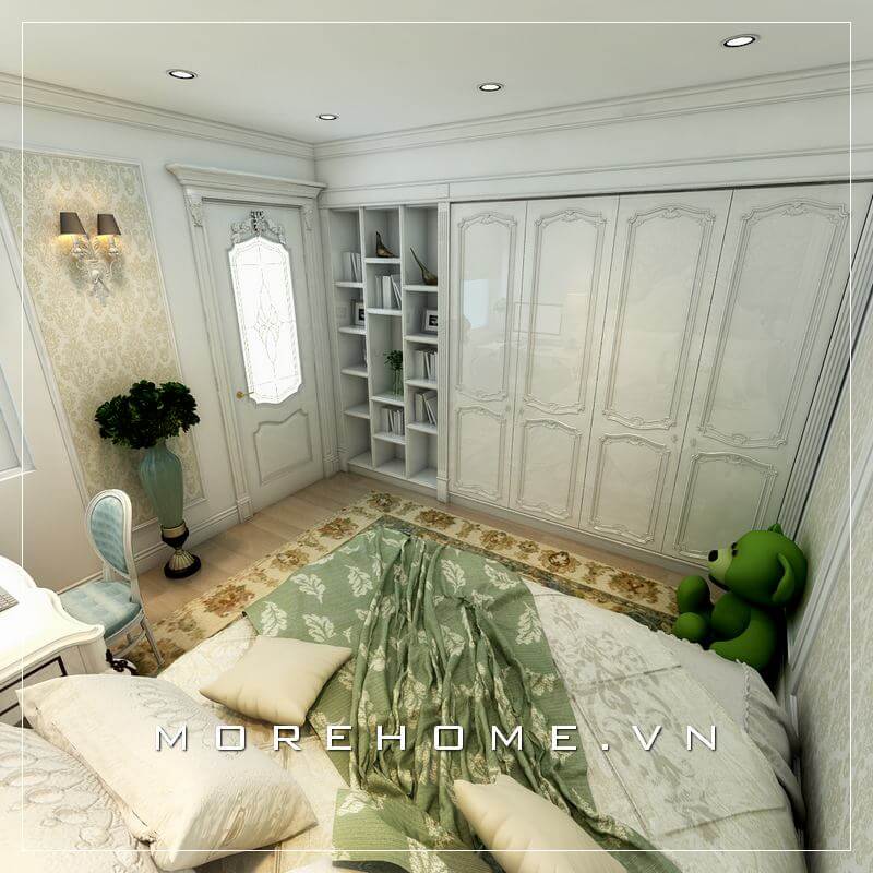 Tủ quần áo màu trắng